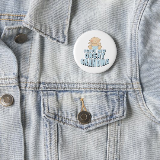 STOLZER NEUER großer Großmutter-T - Shirt Button (Beispiel)