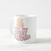 STOLZER NEUER großer Großmutter-T - Shirt Kaffeetasse (Vorderseite Links)