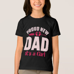 Stolzer neuer Papa es ist ein Mädchen Vatertag T-S Tri-Blend Shirt