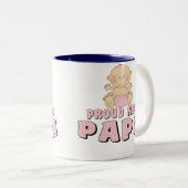 STOLZER NEUER Papa-Junge Zweifarbige Tasse (VorderseiteRechts)