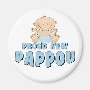 STOLZER NEUER Pappou-Junge Magnet