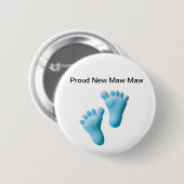 Stolzer neuer Schlund-Schlund Button (Vorne & Hinten)