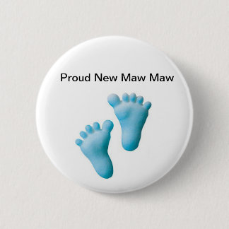 Stolzer neuer Schlund-Schlund Button