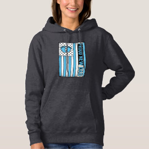 stolzer neuer Vater Babyfüße Flagge Vektor Design_ Hoodie