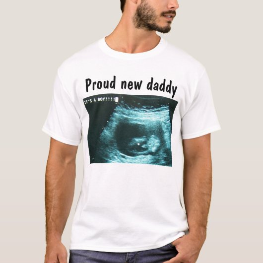 Stolzer neuer Vati T-Shirt (Vorderseite)