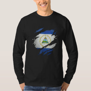 Stolzer Nicaraguaner  Zerrissene Nicaraguanische F T-Shirt