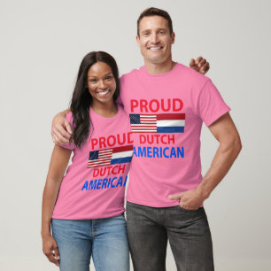 Stolzer niederländischer Amerikaner T-Shirt