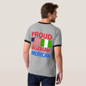 Stolzer nigerischer Amerikaner T-Shirt (Schwarz voll)