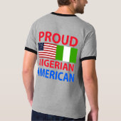 Stolzer nigerischer Amerikaner T-Shirt (Rückseite)