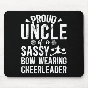 Stolzer Onkel einer Cheerleader-Onkel Cheer Onkel  Mousepad