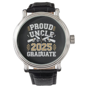 Stolzer Onkel eines Absolventen der Klasse 2025 Ab Armbanduhr