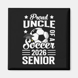 Stolzer Onkel eines Fußball-Absolventen 2026 Exame Magnet