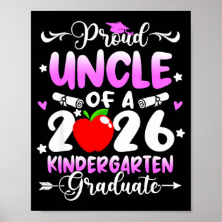 Stolzer Onkel eines Kindergartenabsolventen von 20 Poster
