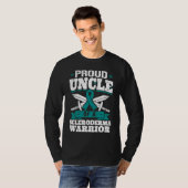 Stolzer Onkel eines Scleroderma-Kriegers Bewusstse T-Shirt (Vorne ganz)