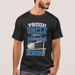 Stolzer Onkel eines Volleyball-Absolventen der Abs T-Shirt