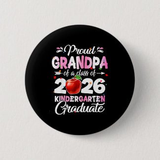 Stolzer Opa einer Kindergarten-Abschlussklasse Button