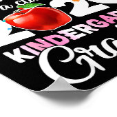 Stolzer Opa einer Kindergarten-Abschlussklasse Poster (Ecke)