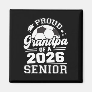 Stolzer Opa eines 2026er Fußball-Senior-LL-Abschlu Magnet