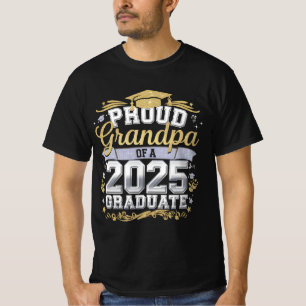 Stolzer Opa eines Absolventen von 2025 Abschluss F T-Shirt