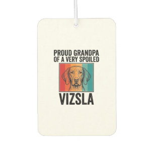 Stolzer Opa Vizsla Vintage Hundeliebhaber Design_1 Autolufterfrischer