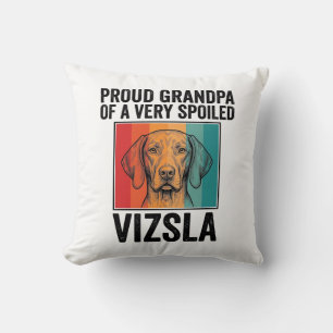 Stolzer Opa Vizsla Vintage Hundeliebhaber Design_1 Kissen