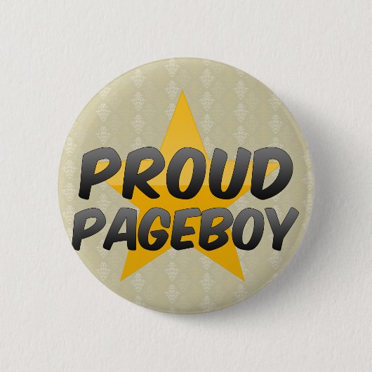 Stolzer Pageboy Button (Vorderseite)