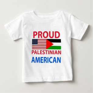 Stolzer palästinensischer Amerikaner Baby T-shirt