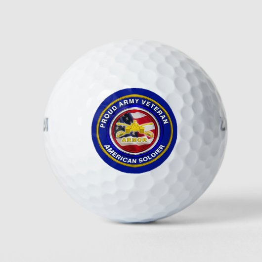 Stolzer Panzer Veteran Golfball (Vorderseite)