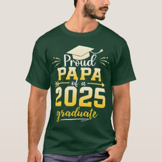 Stolzer Papa eines Absolventen der Klasse 2025 Abs T-Shirt