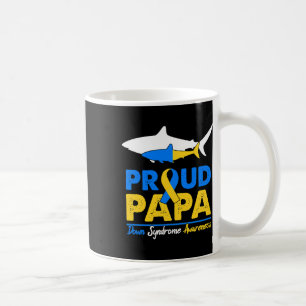 Stolzer Papa-Hai Down-Syndrom-Bewusstseins-Tag-Sch Kaffeetasse
