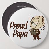 Stolzer Papa-Knopf Button (Vorne & Hinten)