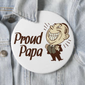 Stolzer Papa-Knopf Button (Beispiel)