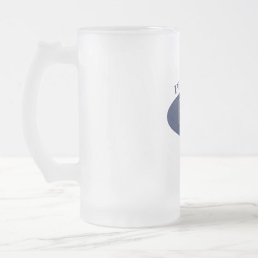 stolzer Papa Mattglas Bierglas (Links)