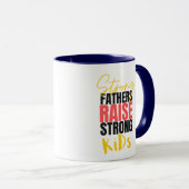 Stolzer Papa Vatertag Kaffeetasse (VorderseiteRechts)