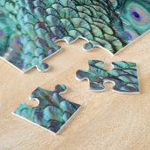 Stolzer Pfau Puzzle (Seite)