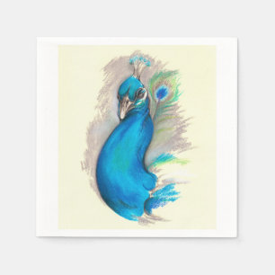 Stolzer Pfau Serviette