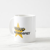 Stolzer Physiotherapeut Kaffeetasse (Vorderseite Links)