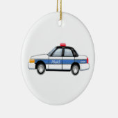 Stolzer Polizeiwagen Keramikornament (Rechts)