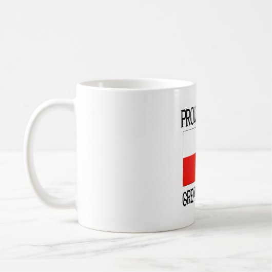 Stolzer polnischer großer Großvater Kaffeetasse (Links)