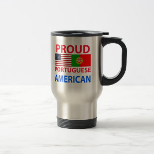 Stolzer portugiesischer Amerikaner Reisebecher