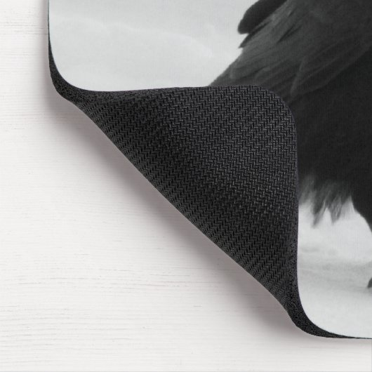 Stolzer Rabe Mousepad (Ecke)