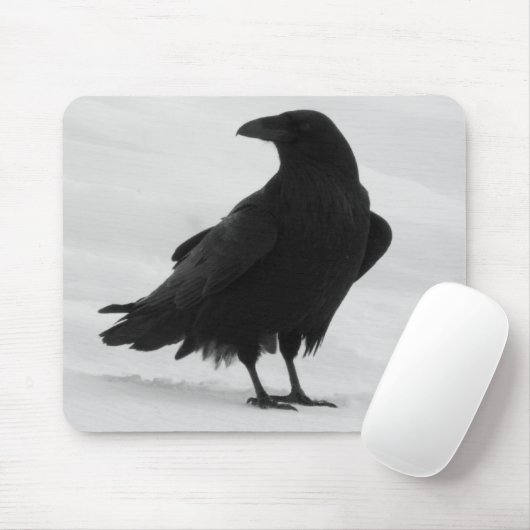 Stolzer Rabe Mousepad (Mit Mouse)