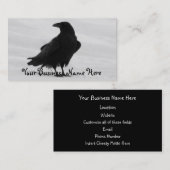 Stolzer Rabe Visitenkarte (Vorne/Hinten)
