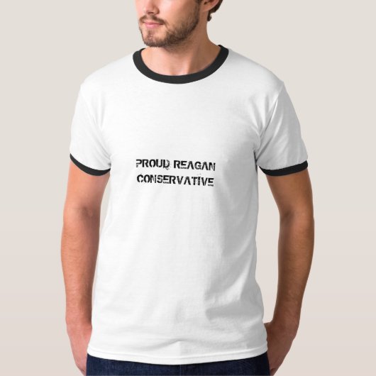 STOLZER REAGAN-KONSERVATIVER T-Shirt (Vorderseite)