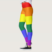 Stolzer Regenbogendruck coole Leggings (Links)