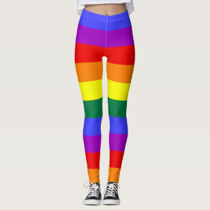 Stolzer Regenbogendruck coole Leggings