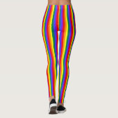 Stolzer Regenbogendruck coole Leggings (Rückseite)