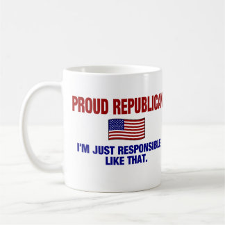 Stolzer Republikaner - ich bin wie das gerade Kaffeetasse