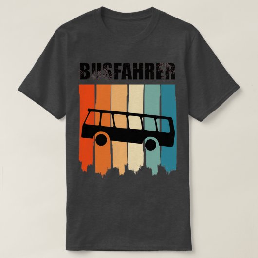Stolzer Retrobus T-Shirt (Design vorne)