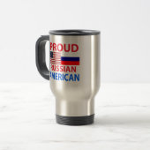 Stolzer russischer Amerikaner Reisebecher (Vorderseite Links)